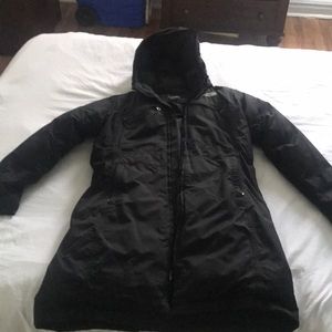 North face down coat size Large